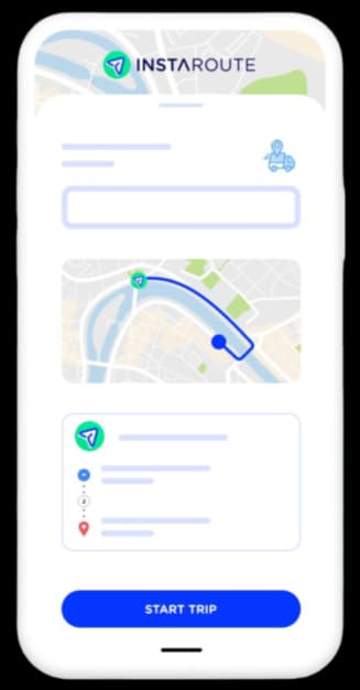Driver App trip management screen